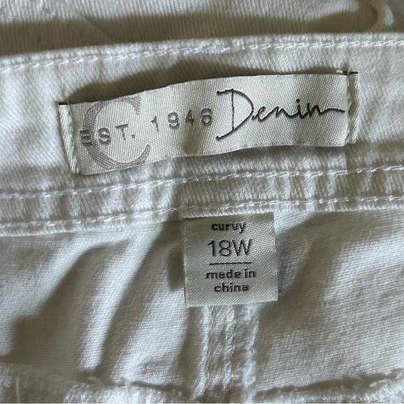 Cato Established 1946 Women’s Distressed Plus Size Jeans - Picture 4 of 6